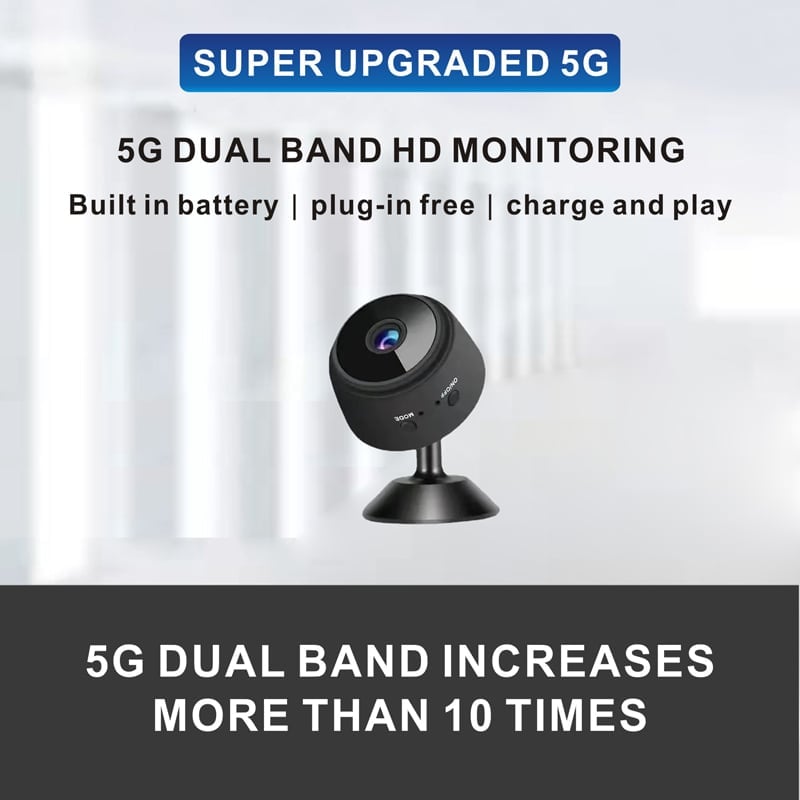 24/7 Surveillance: Indoor/Outdoor Mini Camera with Night Vision