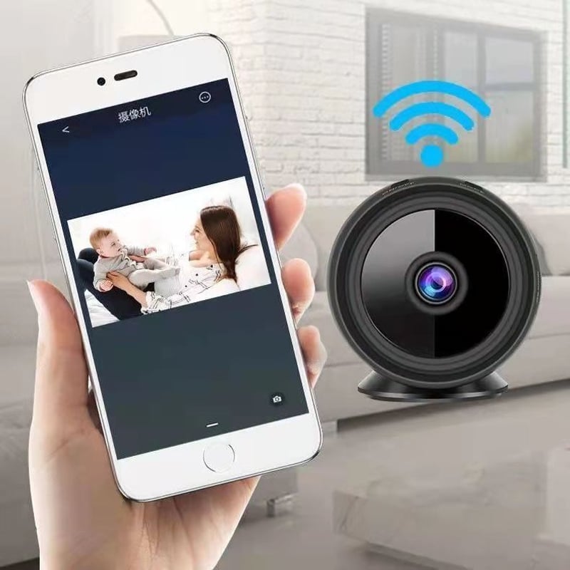 24/7 Surveillance: Indoor/Outdoor Mini Camera with Night Vision
