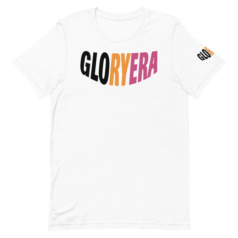 Image of GLORYERA® CREW TEE (BLACK/HONEY/HOT PINK)