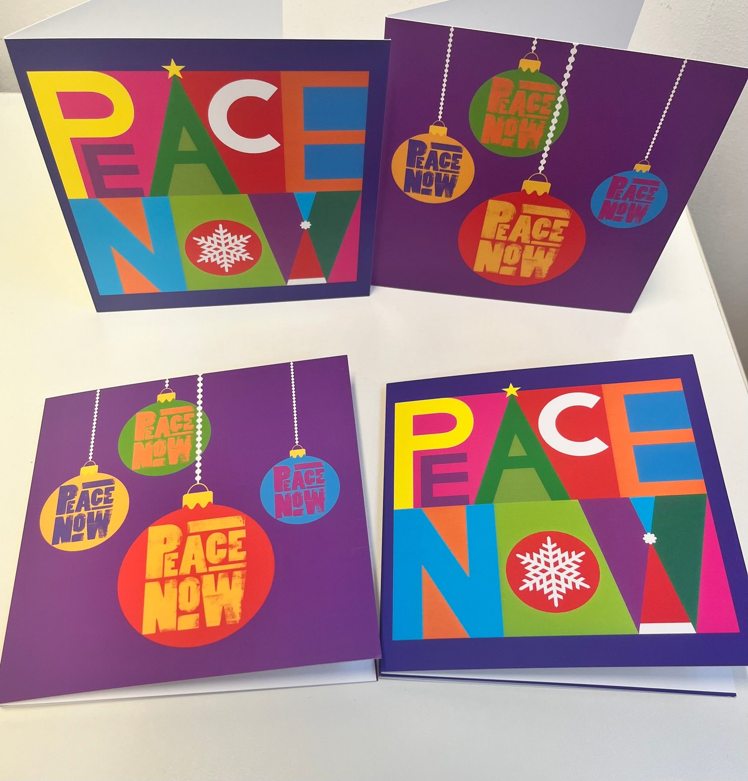 Image of Peace Now Christmas Cards - Pack of 6