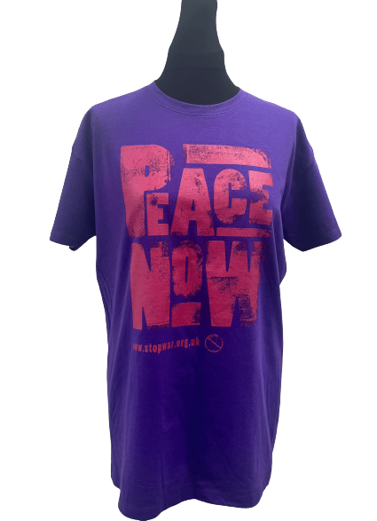 Image of Distressed Peace Now Logo T-Shirt - New for 2023