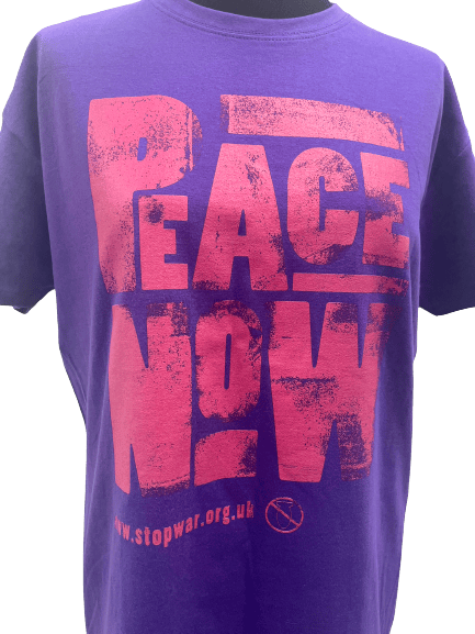 Image of Distressed Peace Now Logo T-Shirt - New for 2023