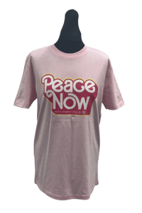 Image of Pink Peace Now Logo T-Shirt - New for 2023