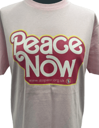 Image of Pink Peace Now Logo T-Shirt - New for 2023