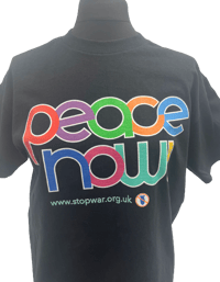 Image of Rainbow Peace Now Logo T-Shirt - New for 2023