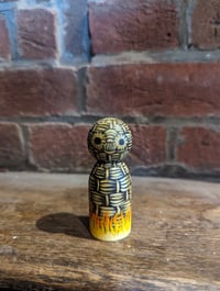 Image 1 of Wicker man painted figure
