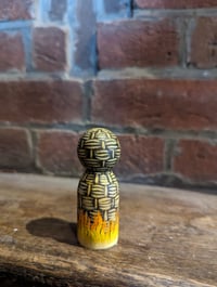 Image 3 of Wicker man painted figure