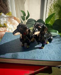 Image 1 of Vintage dachshund S&P shakers  