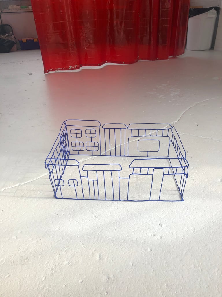 3D Architectural Drawing for Ledding Library Image 3