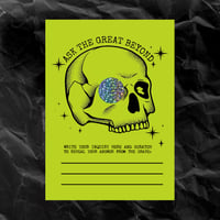 Image 2 of SCRATCH-OFF FORTUNE CARD: "ASK THE GREAT BEYOND"