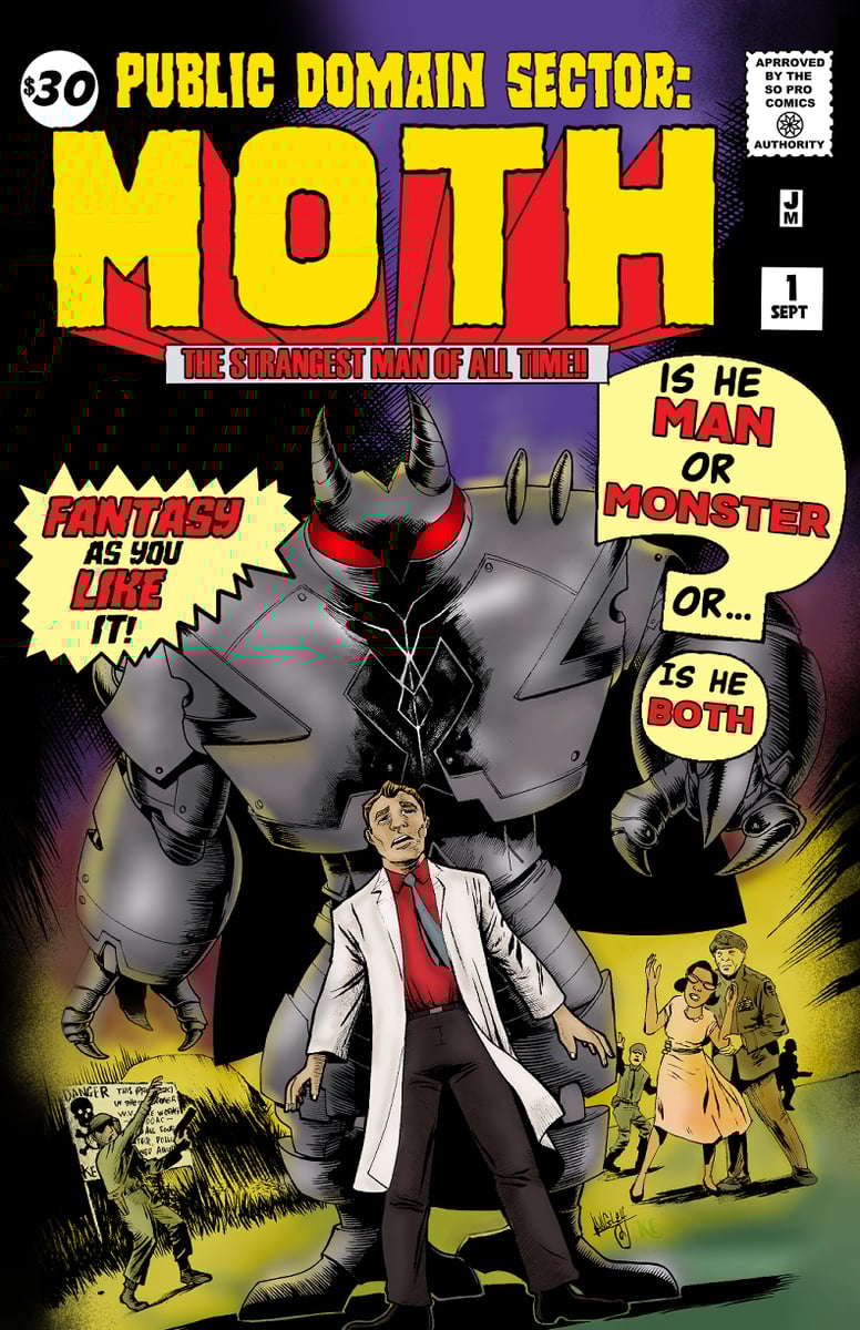 The Moth #1 Variant Art Print | So Pro Comics