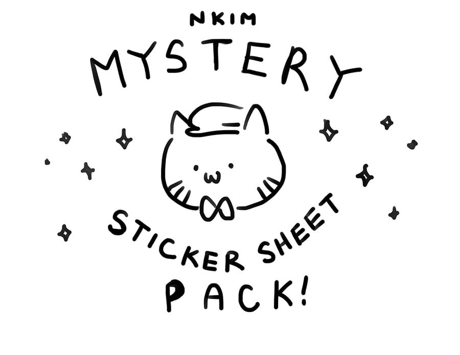 Image of MYSTERY STICKER SHEET PACK