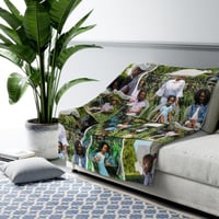 Image 1 of Custom Photo Blanket