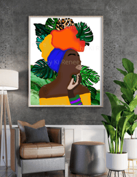 Image 1 of She's Flourishing Abstract Art Print