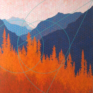 Image of Canvas Giclee Print "Mountain Sanctum"