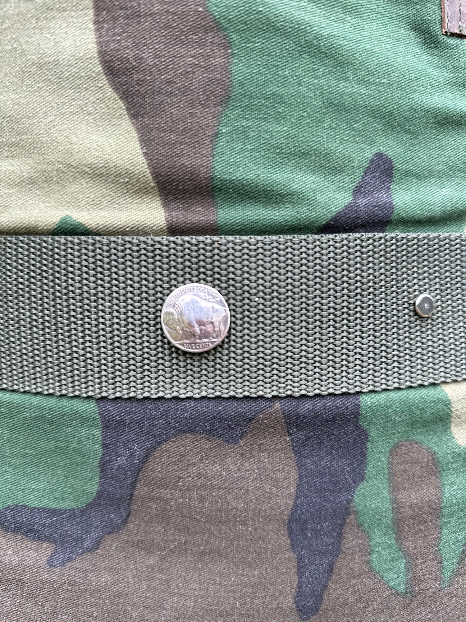 Image of Buffalo Nickel Camouflage Bag