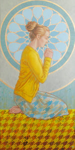 Image of Canvas Giclee Print "Finding Peace"