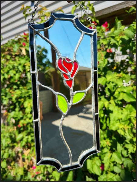 Image of flower mirror