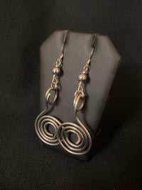 Swirly Spoke Earrings