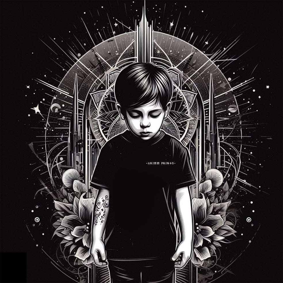 talking to the devil kids | GrimmPrints