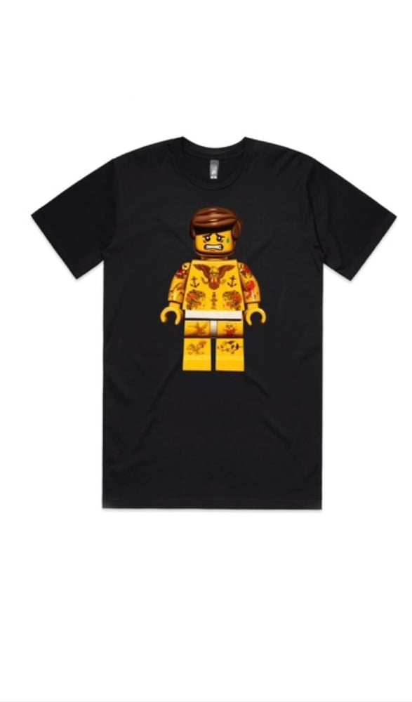 Image of Tattoo lego guy