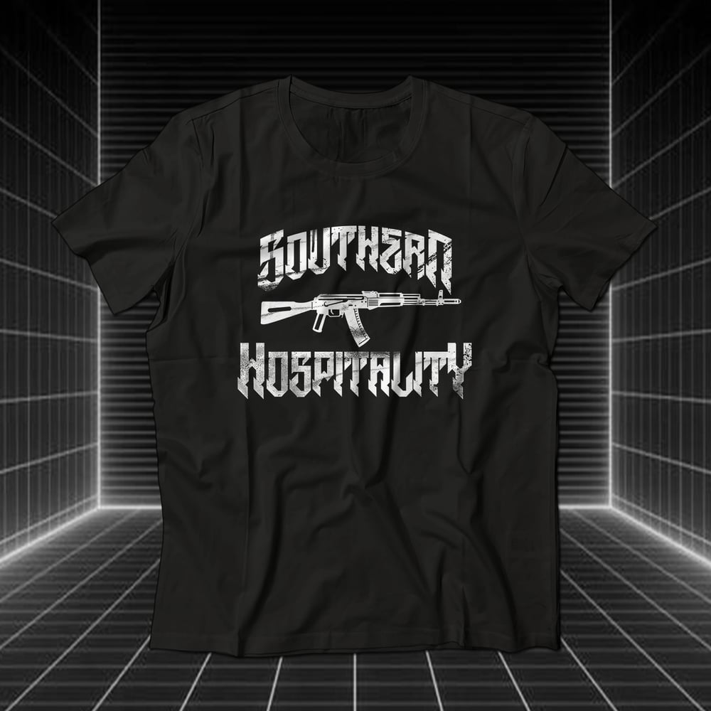 Image of Southern Hospitality Tee in black or white