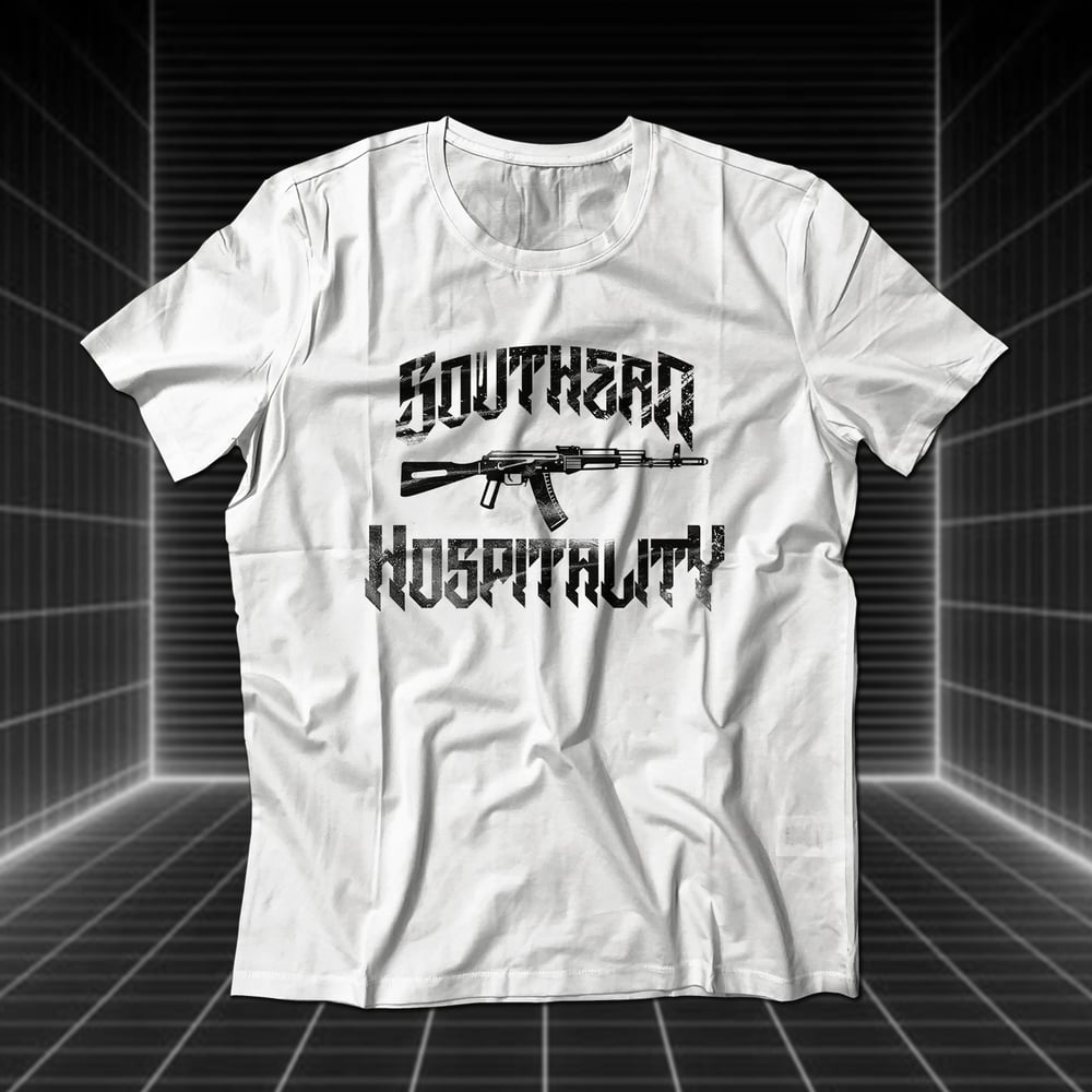 Image of Southern Hospitality Tee in black or white