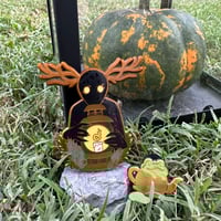 Image 2 of Forest Beast & Frog Enamel Pin