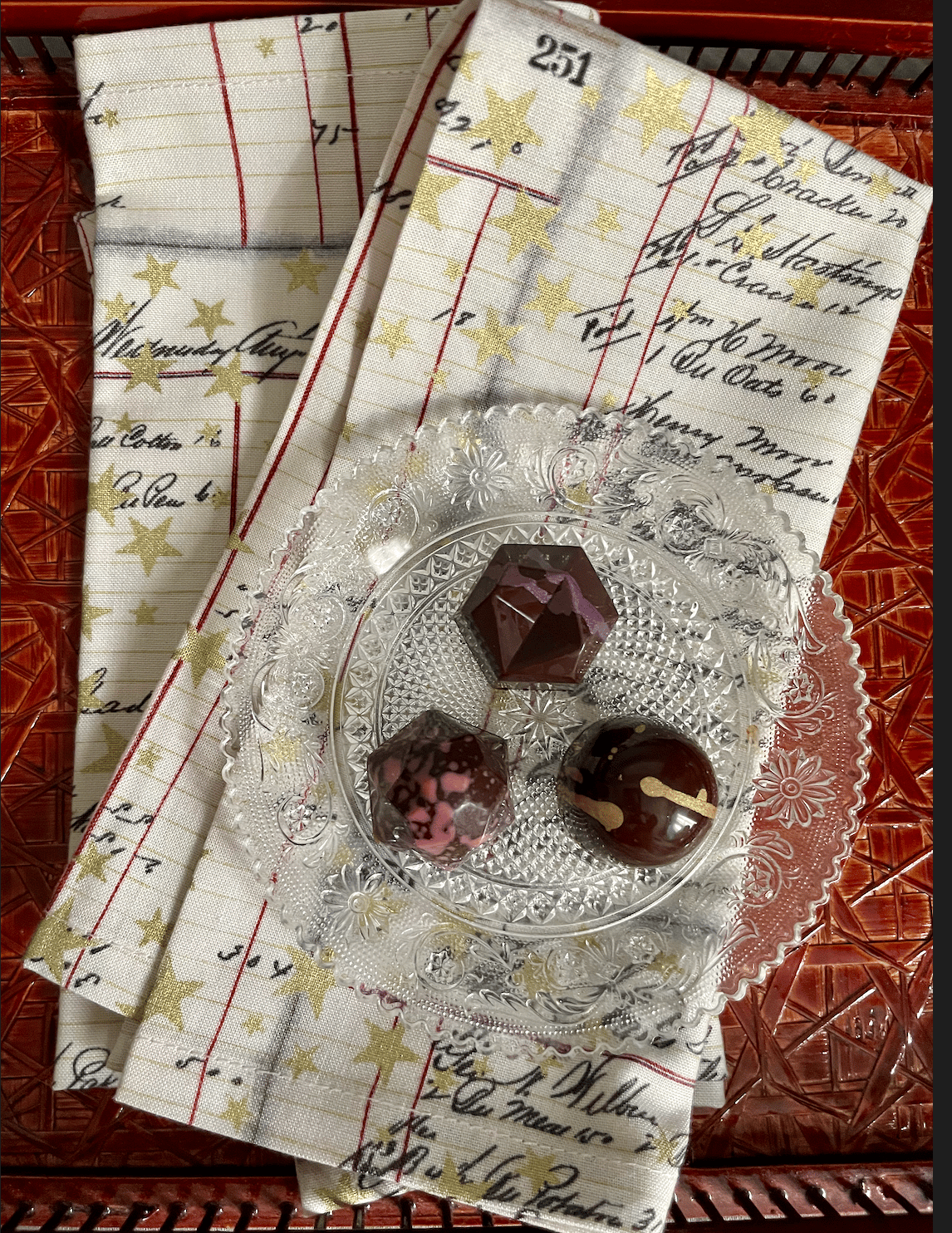 Image of Tovaglioli Stars set da 2 / Stars collection napkins set of 2