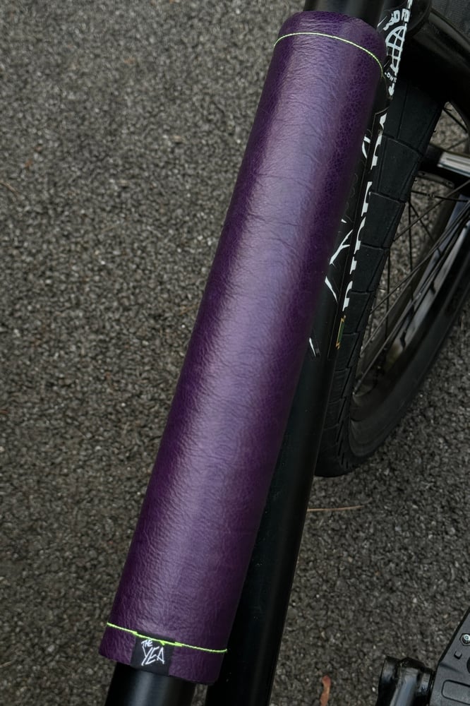 Image of Purple / Neon Green Top Tube Pad