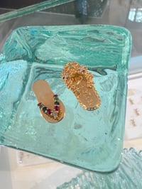 Image 2 of 14k solid gold Hawaiian slipper pendant