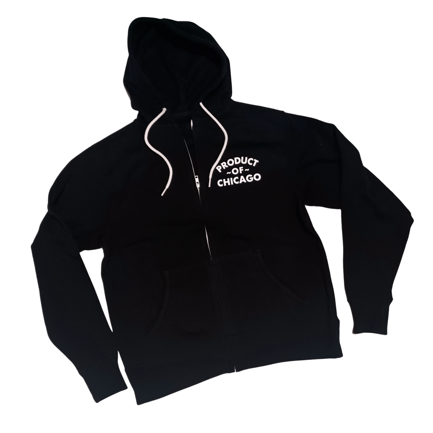 Image of BLACK ZIP HOODIE
