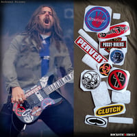 Image 1 of Andreas Kisser guitar stickers Jackson decal Sepultura set 1996-1997