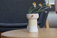 Image of Penguin 3 – ceramic birdy vase