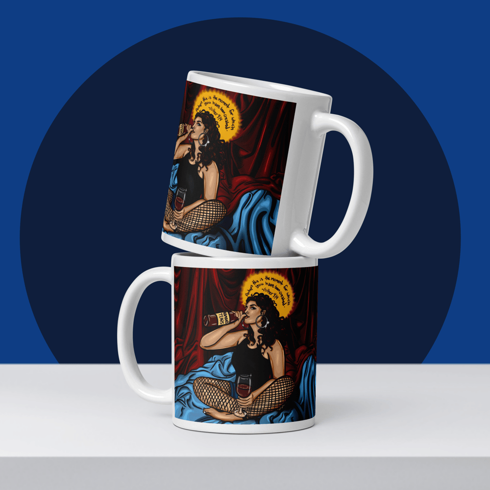 Image of Queen Esther White Glossy Mug