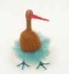 Ginger quirky bird with tutu