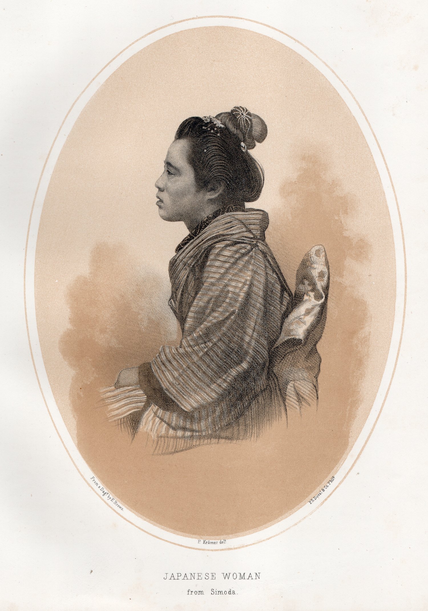 Image of E. Brown Jr.: Japanese Woman from Simoda, Japan ca. 1856