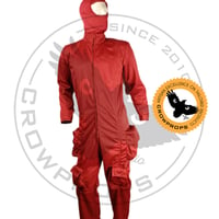 Image 2 of Vonreg Full Combo (All Soft Parts) Shinny Red Flightsuit - STANDARD SIZES and TAILORED,  you choose.