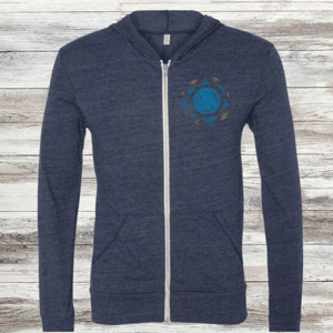 Image of Limited Edition "Restless Spirit" Full Zip Lightweight Hoodie