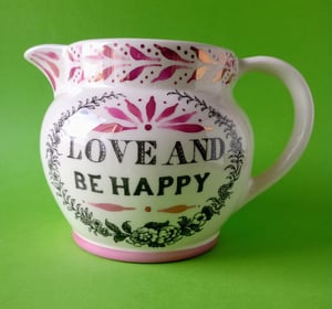 Love and be Happy jug
