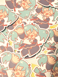 Image 1 of Miku Vinyl Sticker