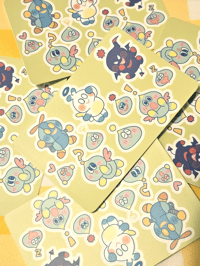 Image 1 of Chao Vinyl Sticker Sheet