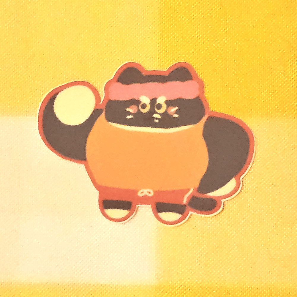 Buff Cat Sticker | limpachi