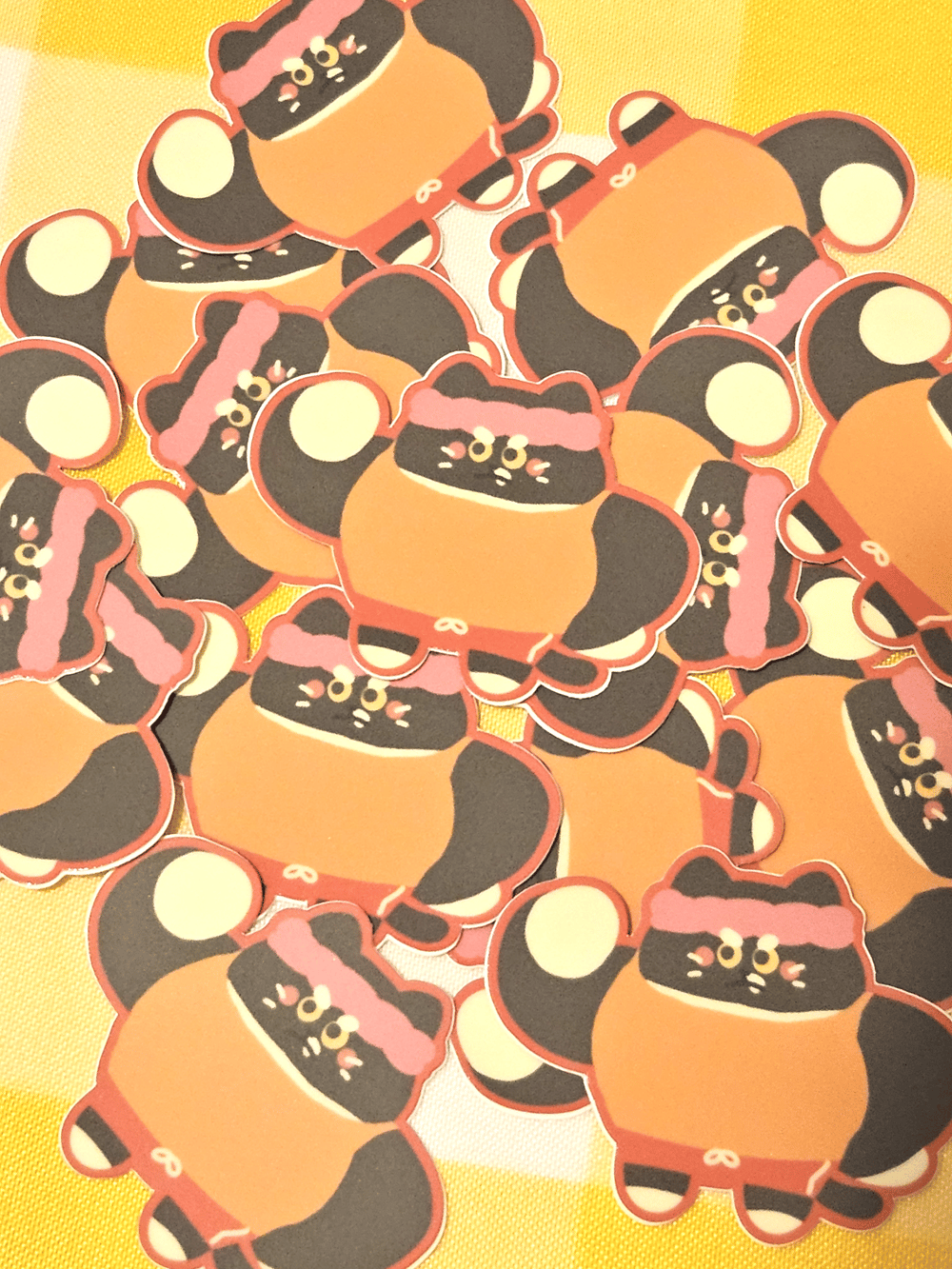 Buff Cat Sticker | limpachi