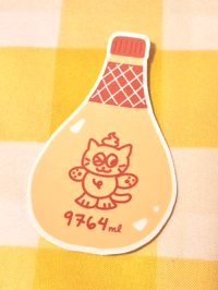 Image 2 of Cat Mayonnaise Vinyl Sticker