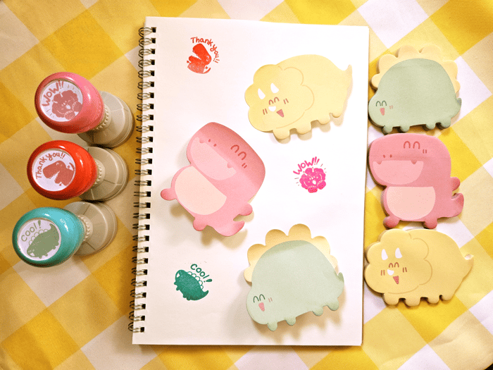 Dinosaur Sticky Notes | limpachi