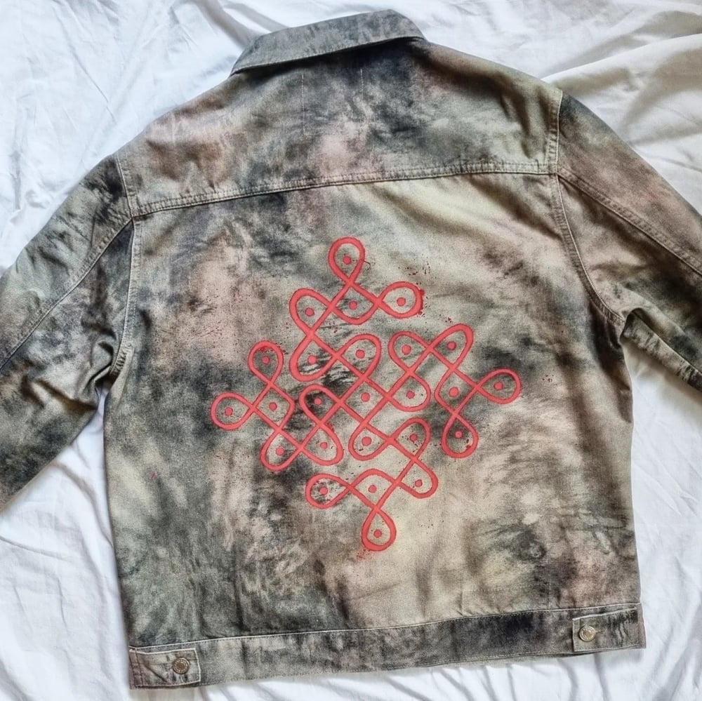 Kolam Splatter - Denim Jacket