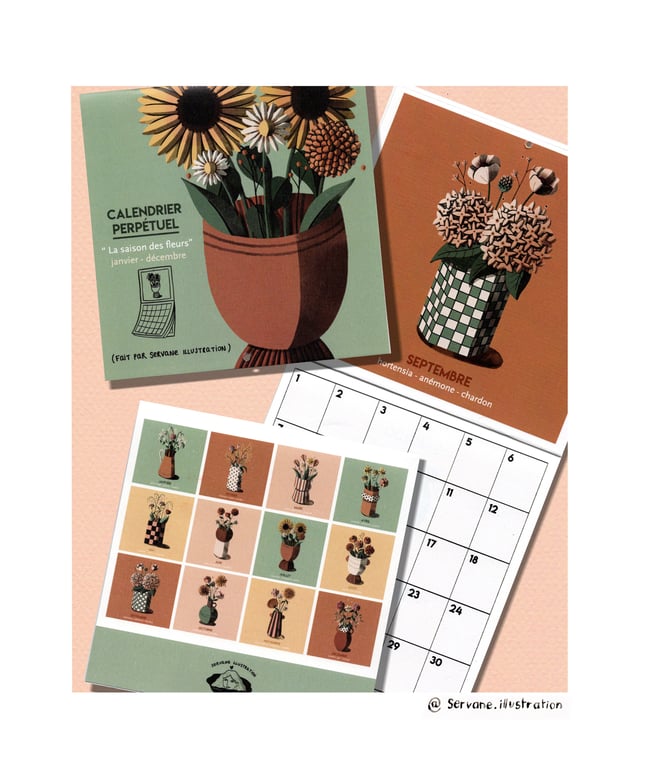 Calendrier mural perpétuel 