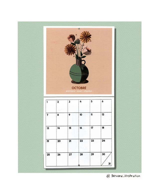 Calendrier mural perpétuel 