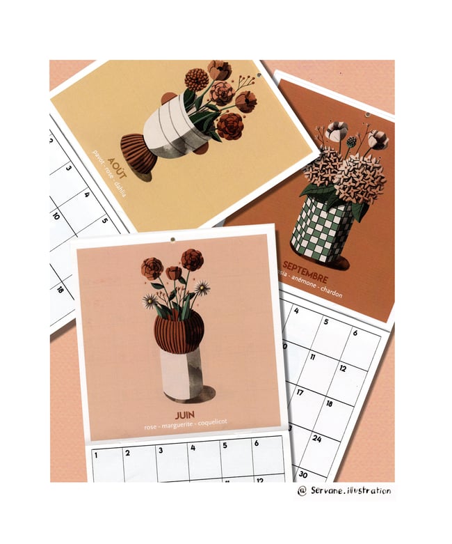 Calendrier mural perpétuel 